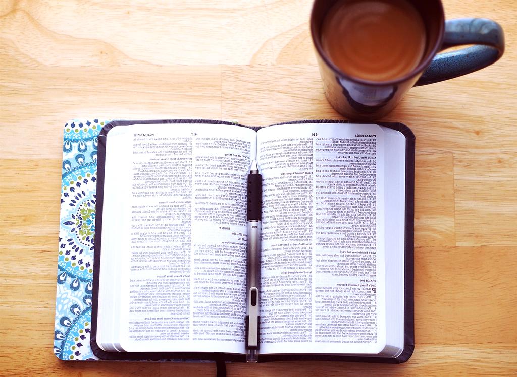 Woman journaling during a morning routine
